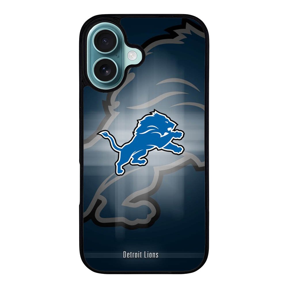 detroit lions nfl team mascot logo Case iPhone 16 Plus BC1730