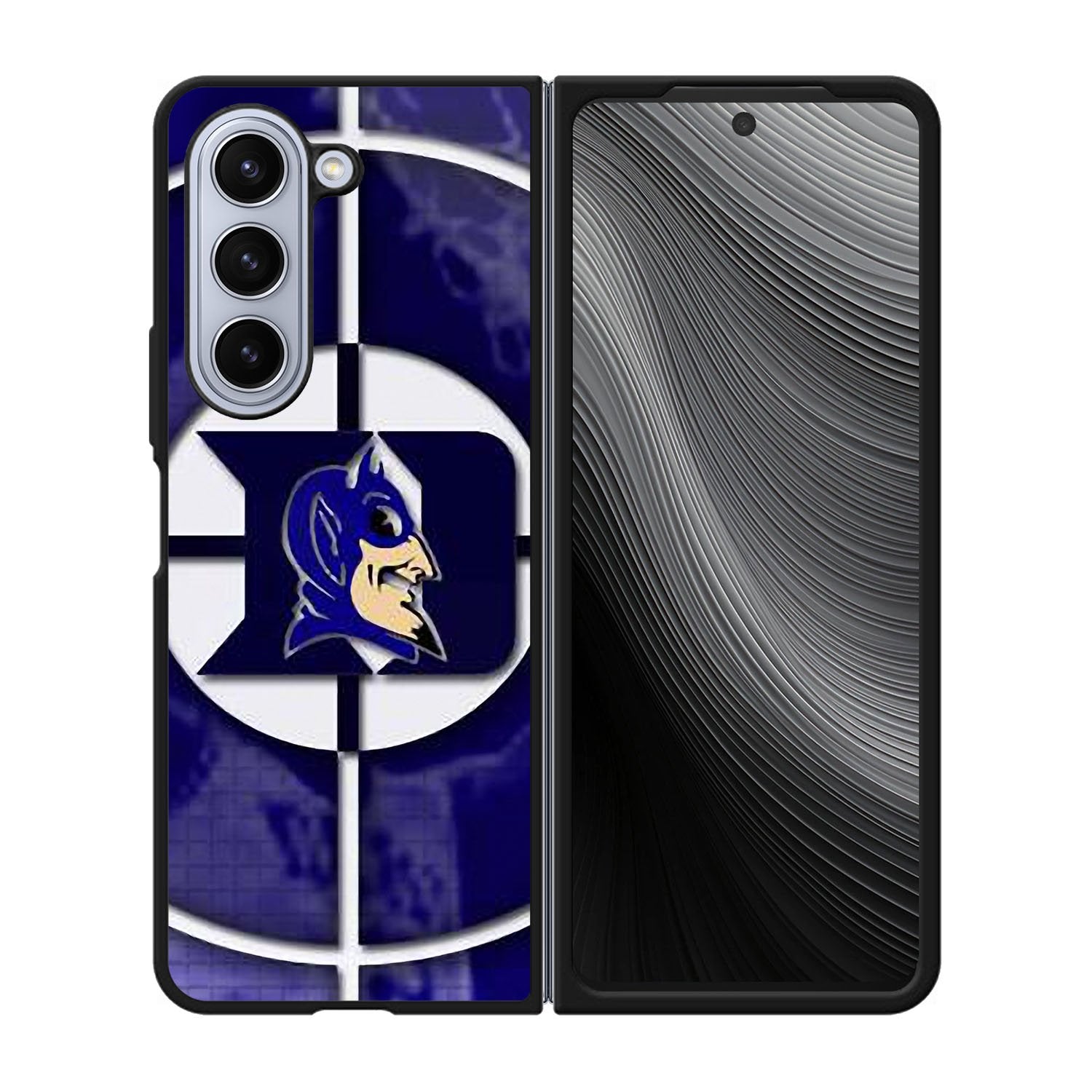 duke blue devils logo Case Samsung Galaxy z Fold 5 5G BC1734