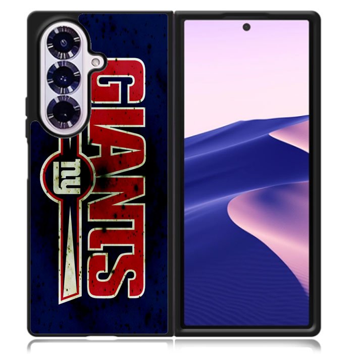 New York Giants NFL Team Logo Samsung Galaxy Z Fold 7 5G Case BC1738