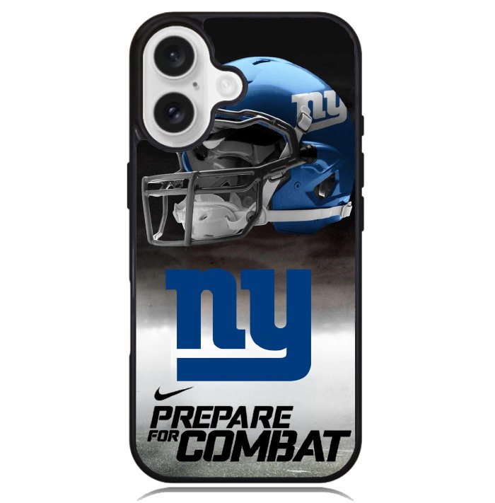 New York Giants NFL Prepare For Combat Logo Case iPhone 16 BC1739