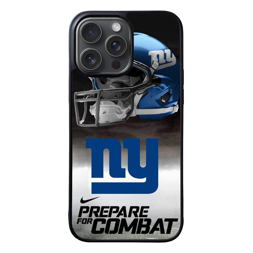 New York Giants NFL Prepare For Combat Logo Case iPhone 15 Pro Max BC1739
