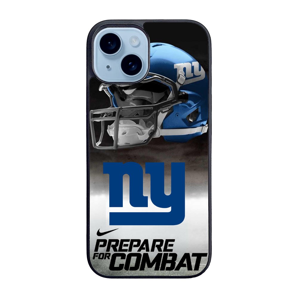 New York Giants NFL Prepare For Combat Logo Case iPhone 15 BC1739