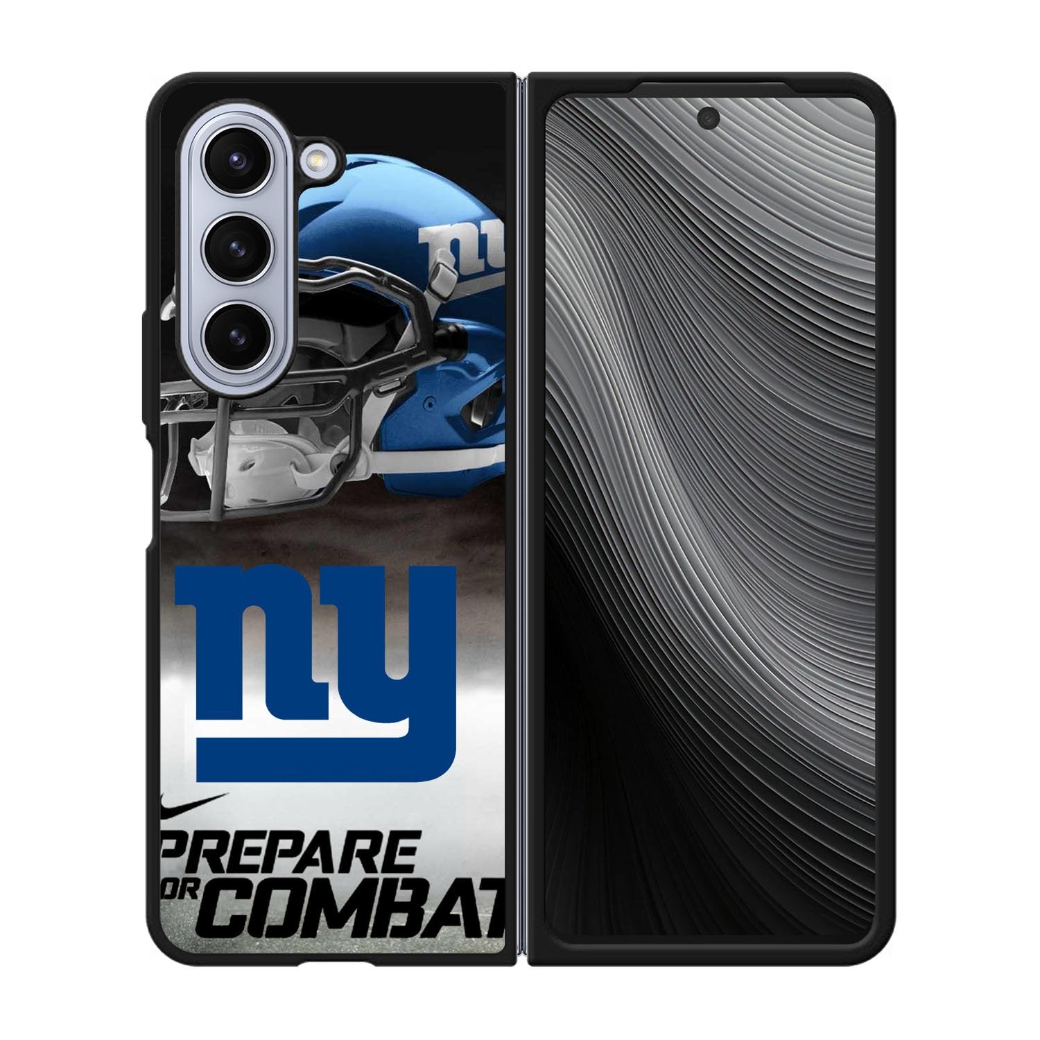 New York Giants NFL Prepare For Combat Logo Case Samsung Galaxy z Fold 5 5G BC1739
