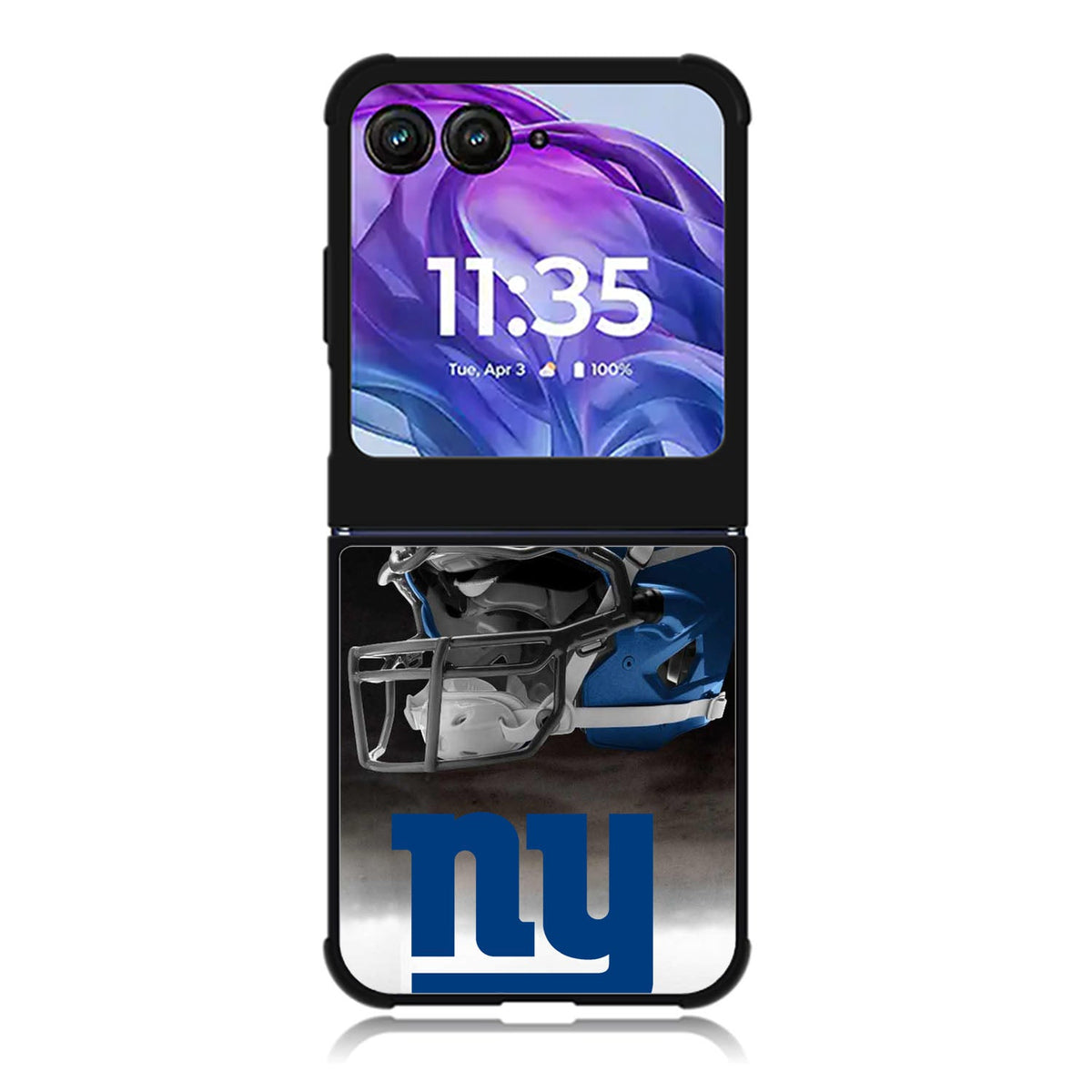 New York Giants NFL Prepare For Combat Logo Motorola Moto Razr 2024 , Moto Razr 50 Case FE1739