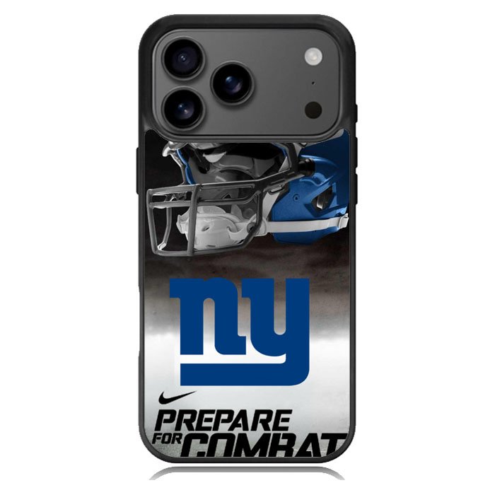 New York Giants NFL Prepare For Combat Logo iPhone 17 Pro Max Case BC1739