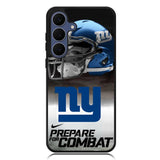 New York Giants NFL Prepare For Combat Logo Samsung Galaxy S25 FE Case BC1739
