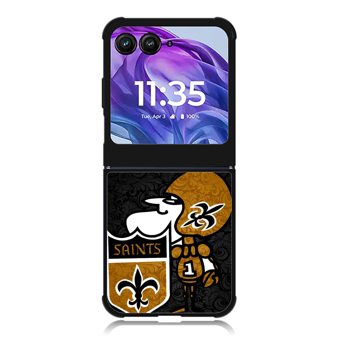 New Orleans Saints Logo Motorola Moto Razr Plus 2025/2024 Case, Moto Razr 50 Ultra 5G BC1740