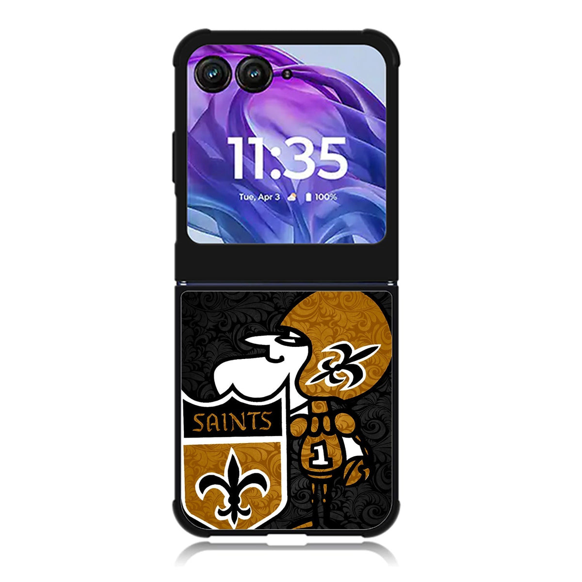 New Orleans Saints Logo Motorola Moto Razr 2024 , Moto Razr 50 Case FE1740