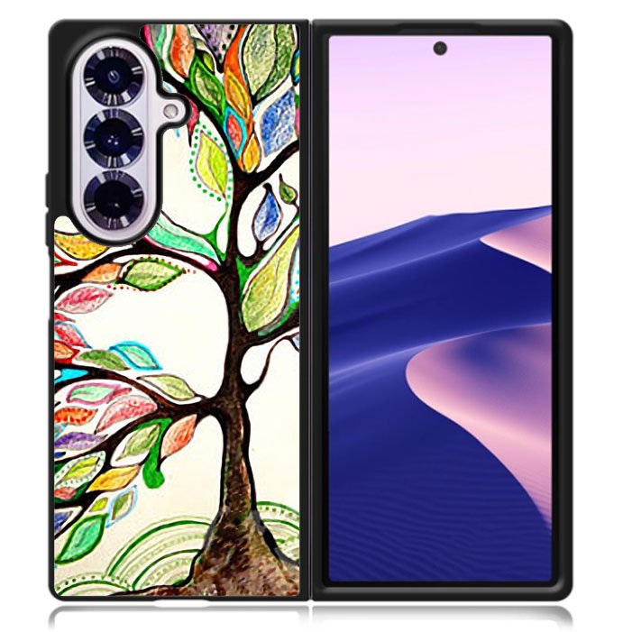 Tree of Life, Oil Paint Samsung Galaxy Z Fold 7 5G Case BC1745