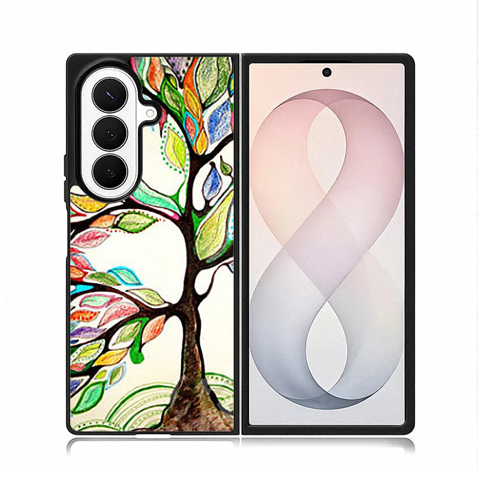 Tree of Life, Oil Paint Samsung Galaxy Z Fold 8 Ultra Case BC1745