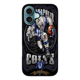 Indiana Polis Colts Nfl logo 2 Case iPhone 16 Plus BC1747