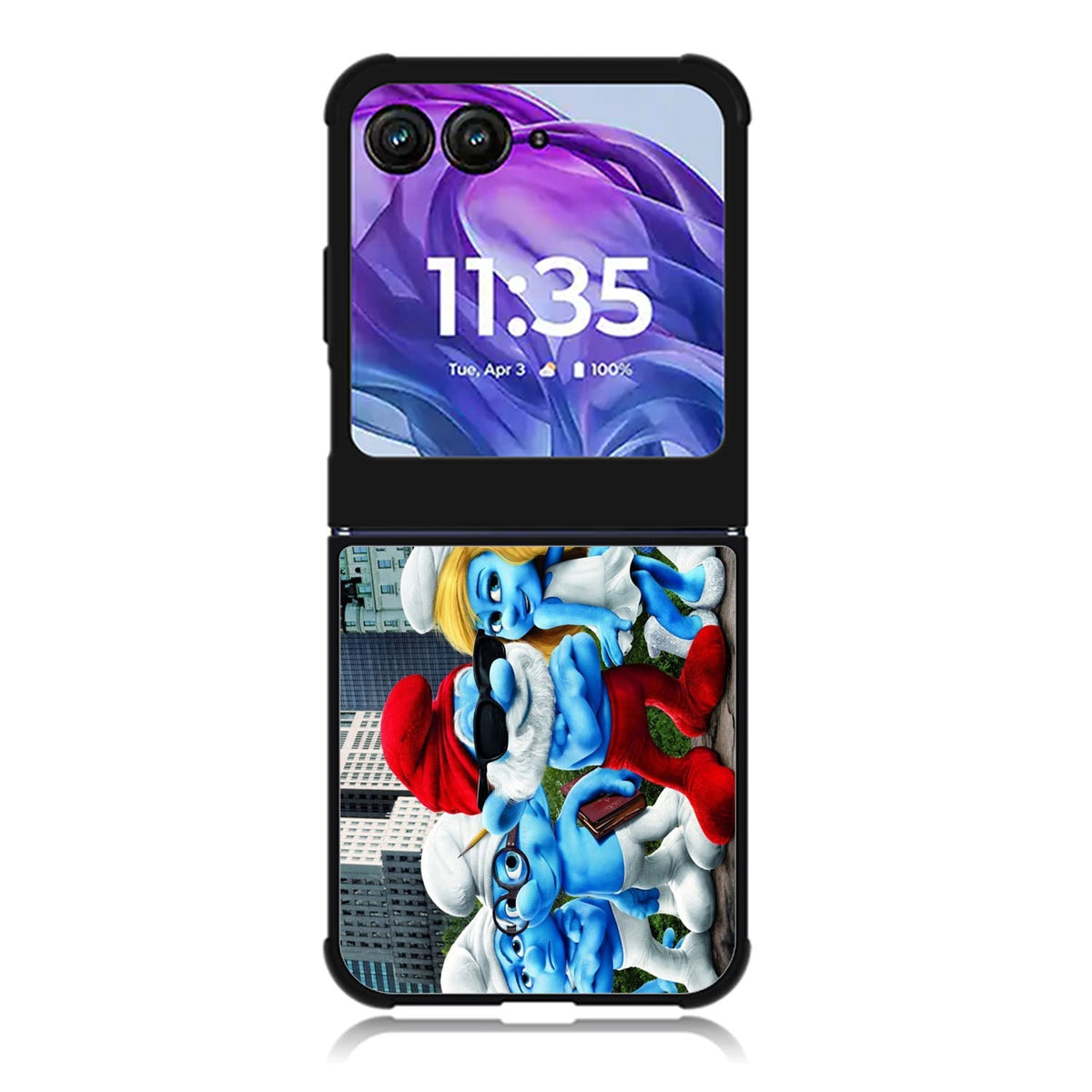 Smurf funky Motorola Moto Razr 2024 , Moto Razr 50 Case FE1748