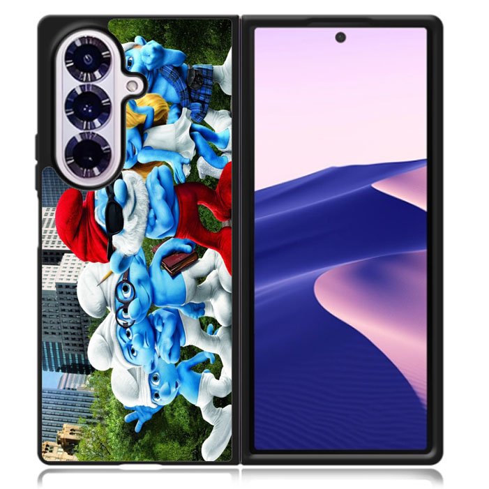 Smurf funky Samsung Galaxy Z Fold 7 5G Case BC1748