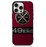 San Francisco 49ers logo flag Case iPhone 16 Pro Max BC1749