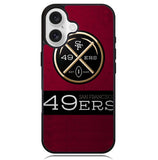 San Francisco 49ers logo flag Case iPhone 16 BC1749