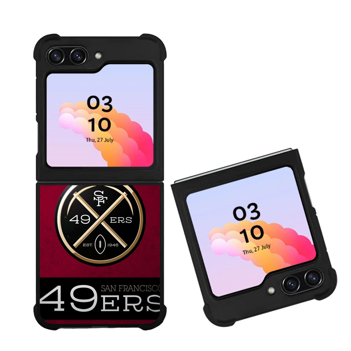 San Francisco 49ers logo flag Case Samsung Galaxy Z Flip 5 5G BC1749