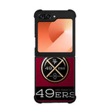 San Francisco 49ers logo flag Case Samsung Galaxy Z Flip 6 5G BC1749