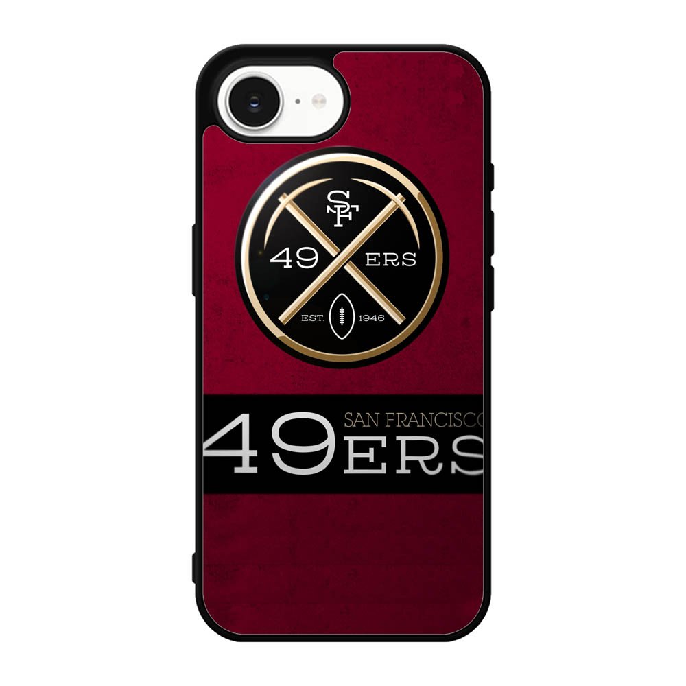 San Francisco 49ers logo flag iPhone 16e Case BC1749
