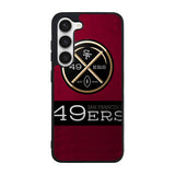 San Francisco 49ers logo flag Case Samsung Galaxy S25 5G BC1749