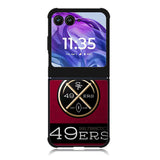 San Francisco 49ers logo flag Motorola Moto Razr 2024 , Moto Razr 50 Case FE1749