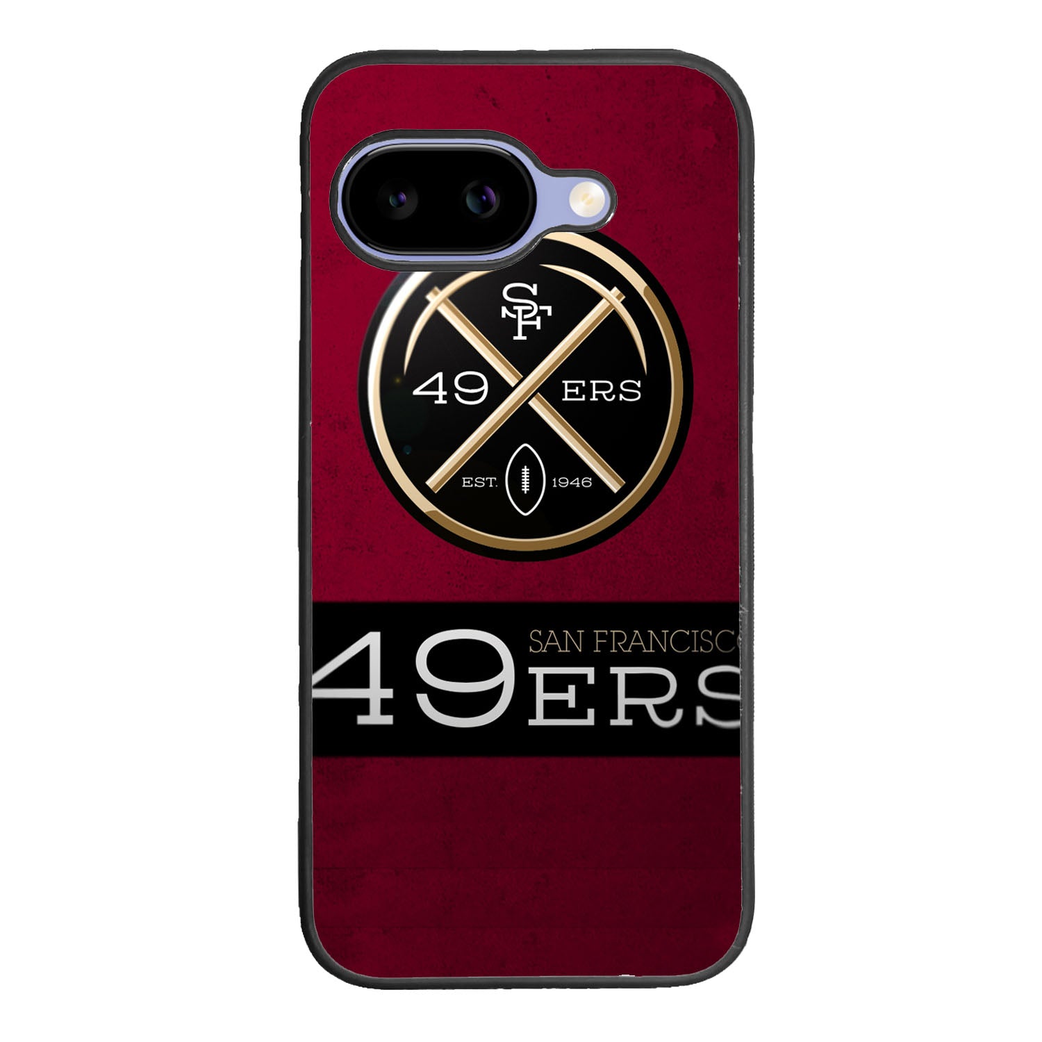 San Francisco 49ers logo flag Case Google Pixel 9A BC1749