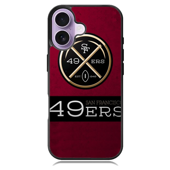 San Francisco 49ers logo flag iPhone 17 Case BC1749