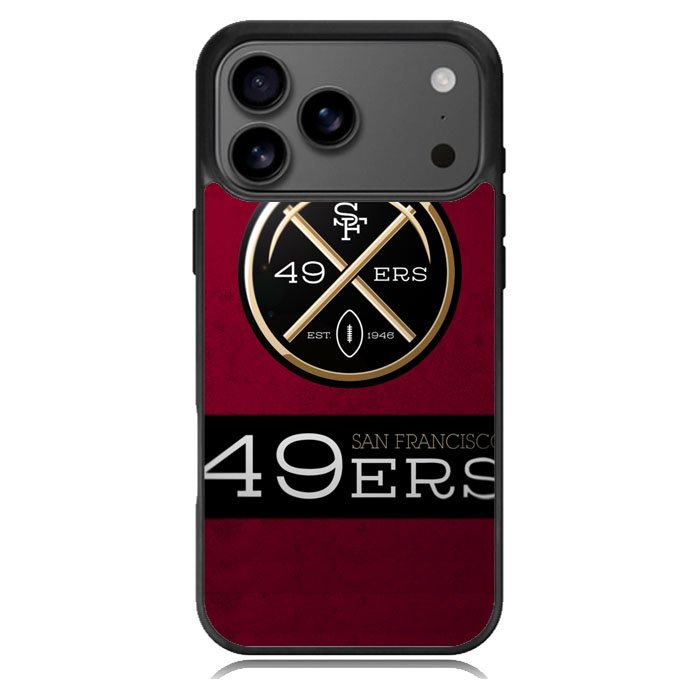 San Francisco 49ers logo flag iPhone 17 Pro Case BC1749