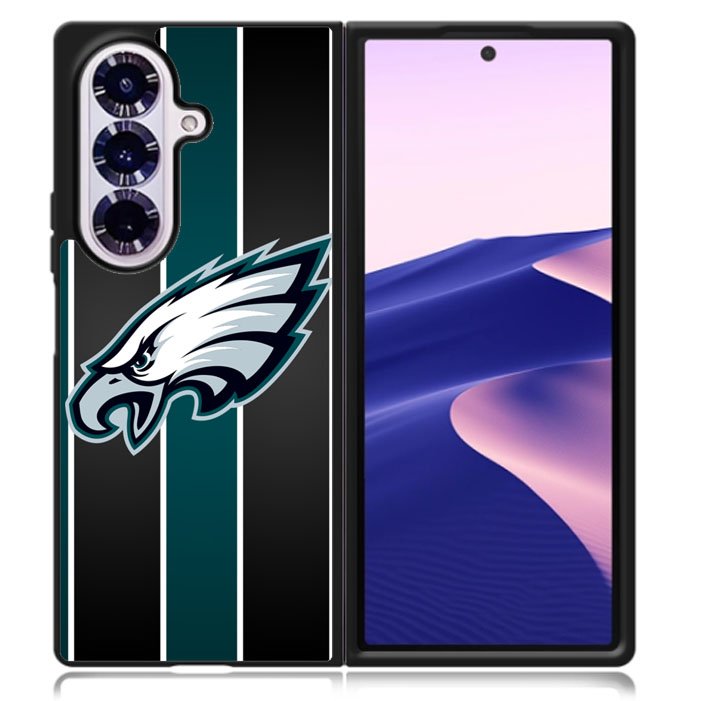 Philadelphia Eagles Nfl Sticker Samsung Galaxy Z Fold 7 5G Case BC1761