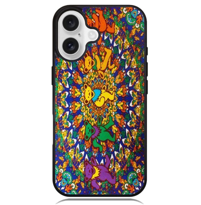 Grateful Dead and Dancing Bears Case iPhone 16 BC1763