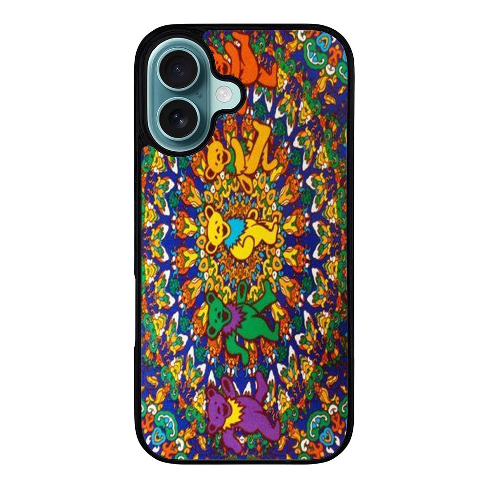 Grateful Dead and Dancing Bears Case iPhone 16 Plus BC1763