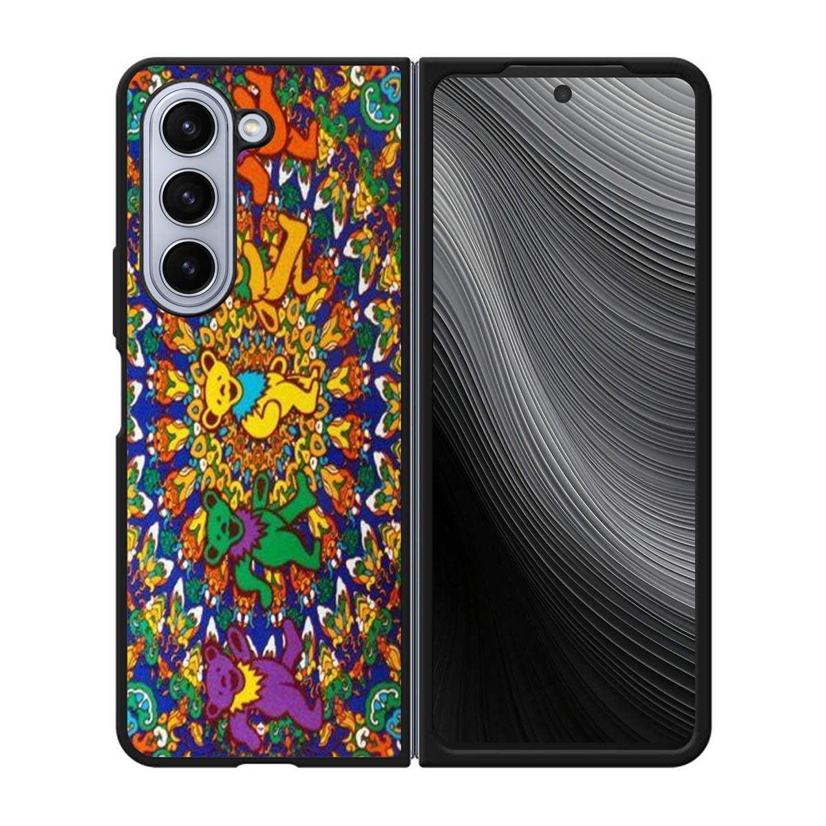 Grateful Dead and Dancing Bears Case Samsung Galaxy z Fold 5 5G BC1763