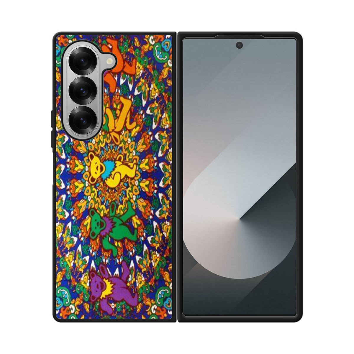 Grateful Dead and Dancing Bears Case Samsung Galaxy Z Fold 6 5G BC1763