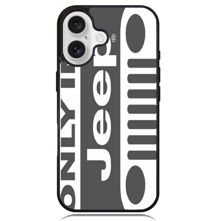 Classic Jeep Wrangler logo Case iPhone 16 BC1764