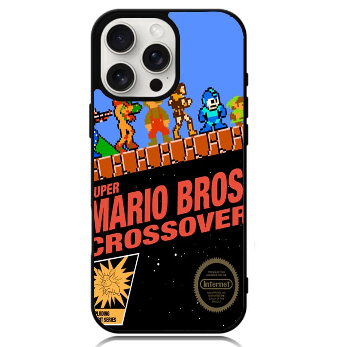 Super Mario Bros crossover Case iPhone 16 Pro BC1767