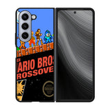 Super Mario Bros crossover Case Samsung Galaxy z Fold 5 5G BC1767