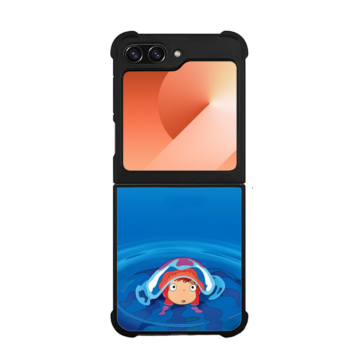 Ponyo on the Cliff Little Goldfish Miyazaki Hayao Case Samsung Galaxy Z Flip 6 5G BC1768