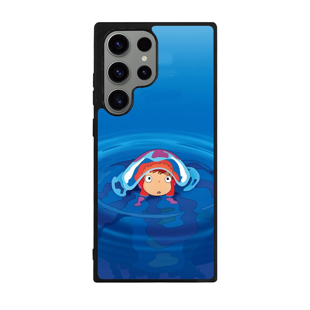 Ponyo on the Cliff Little Goldfish Miyazaki Hayao Case Samsung Galaxy S25 Ultra 5G BC1768