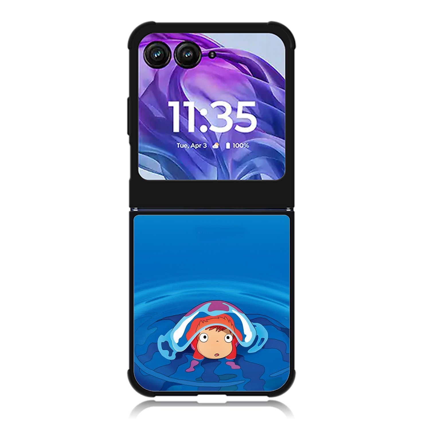 Ponyo on the Cliff Little Goldfish Miyazaki Hayao Motorola Moto Razr 2024 , Moto Razr 50 Case FE1768