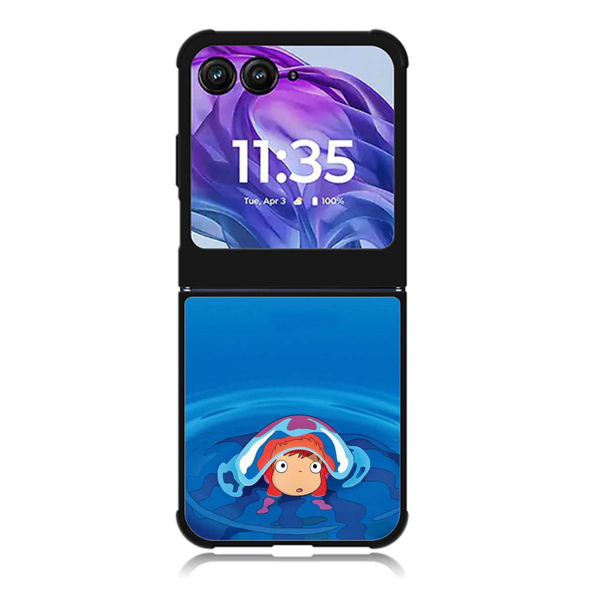 Ponyo on the Cliff Little Goldfish Miyazaki Hayao Motorola Moto Razr 2024 , Moto Razr 50 Case FE1768