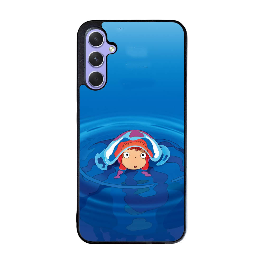 Ponyo on the Cliff Little Goldfish Miyazaki Hayao Case Samsung Galaxy A55 5G BC1768