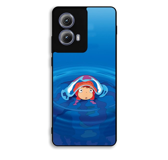Ponyo on the Cliff Little Goldfish Miyazaki Hayao Motorola Moto Edge 2024 Case BC1768