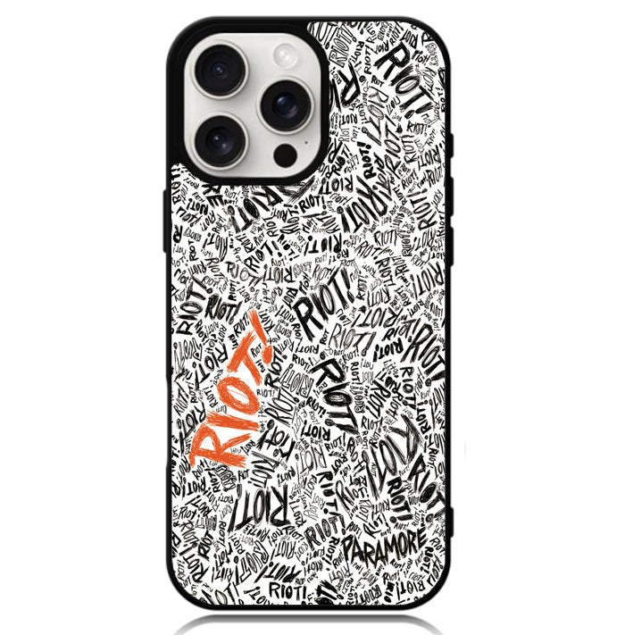 Paramore Riot Quote Black White Case iPhone 16 Pro BC1769