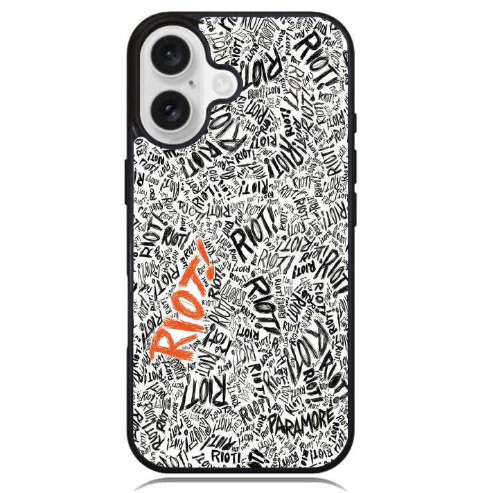 Paramore Riot Quote Black White Case iPhone 16 BC1769