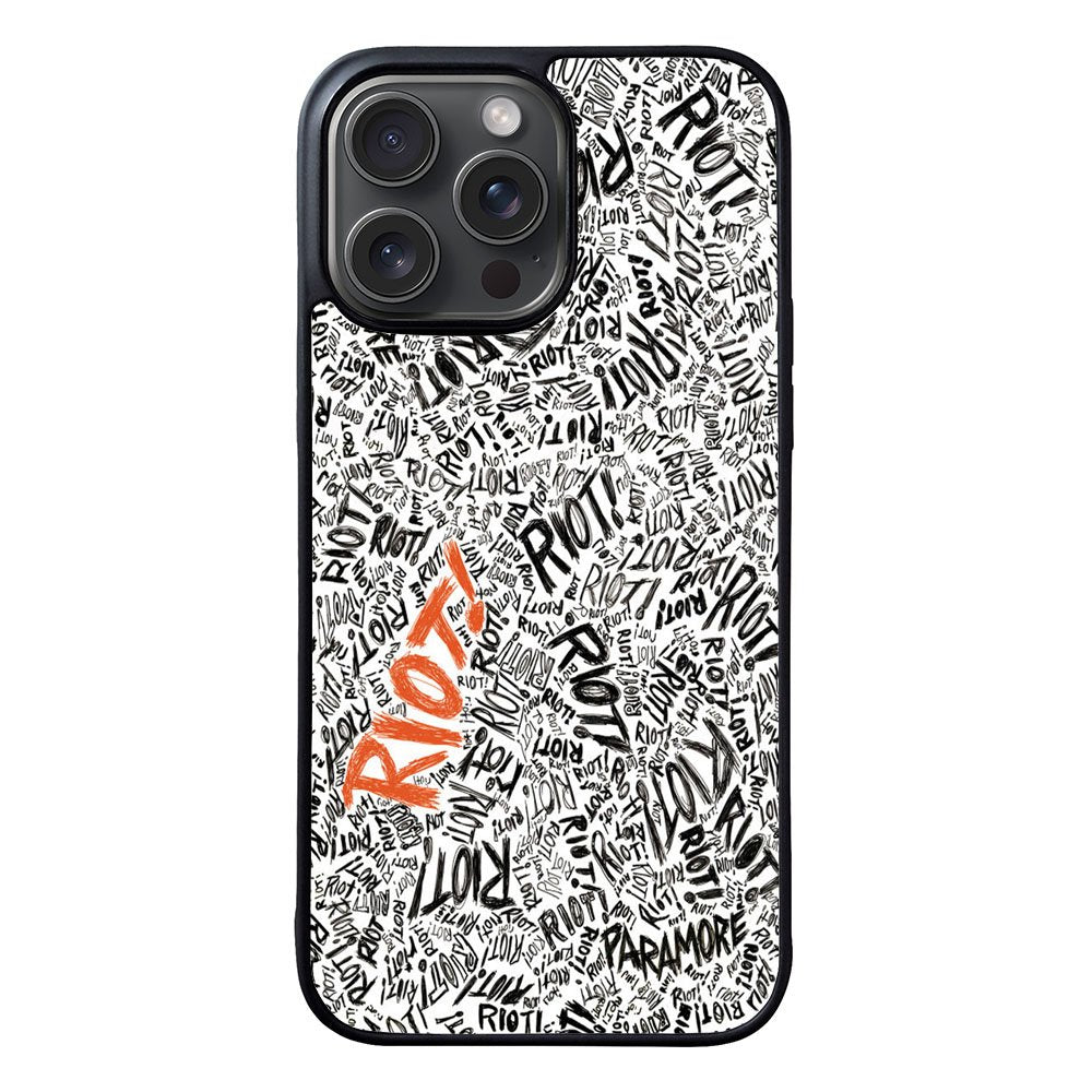 Paramore Riot Quote Black White Case iPhone 15 Pro Max BC1769
