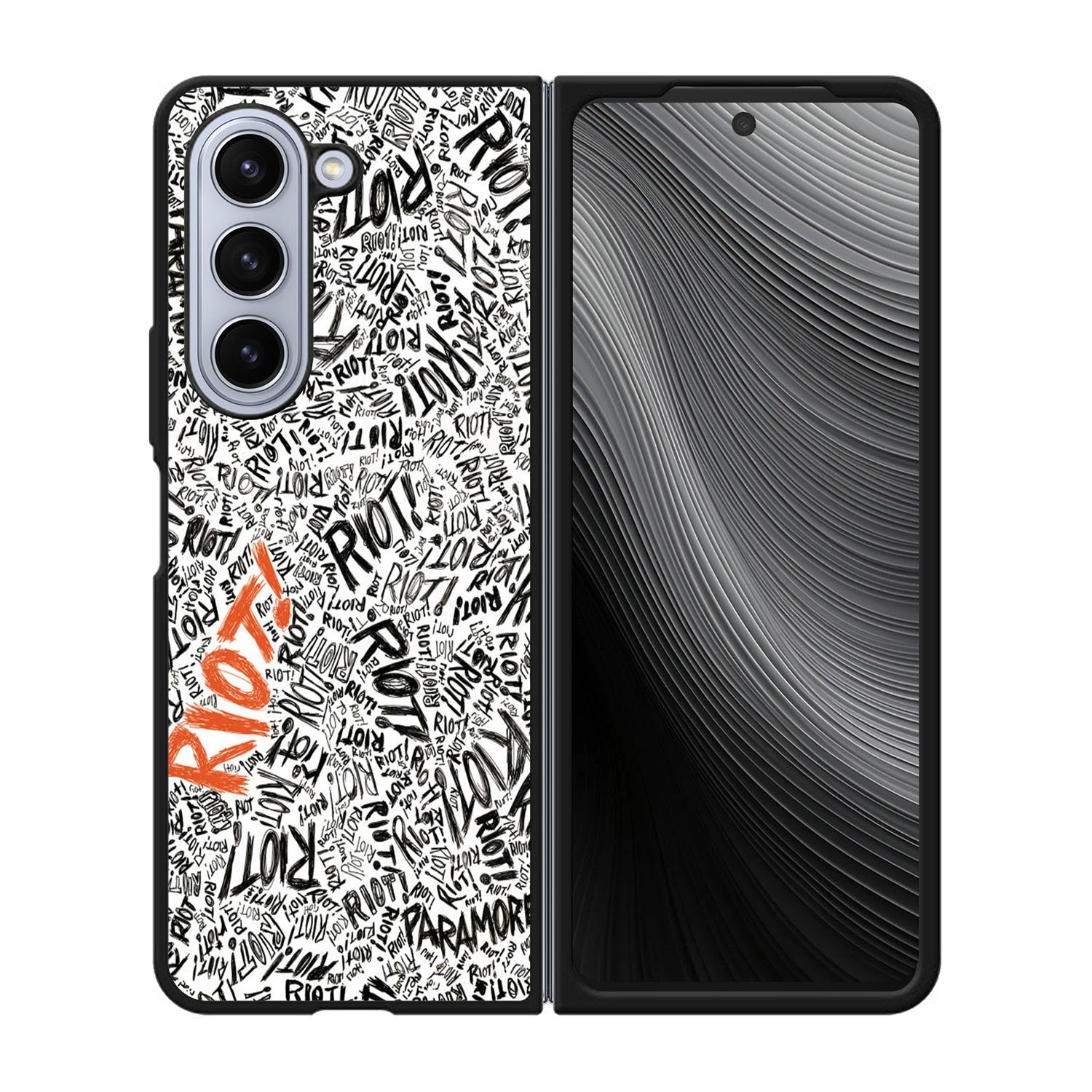 Paramore Riot Quote Black White Case Samsung Galaxy z Fold 5 5G BC1769