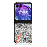 Paramore Riot Quote Black White Motorola Moto Razr 2024 , Moto Razr 50 Case FE1769