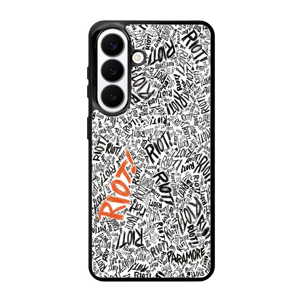 Paramore Riot Quote Black White Samsung Galaxy S26 Case BC1769