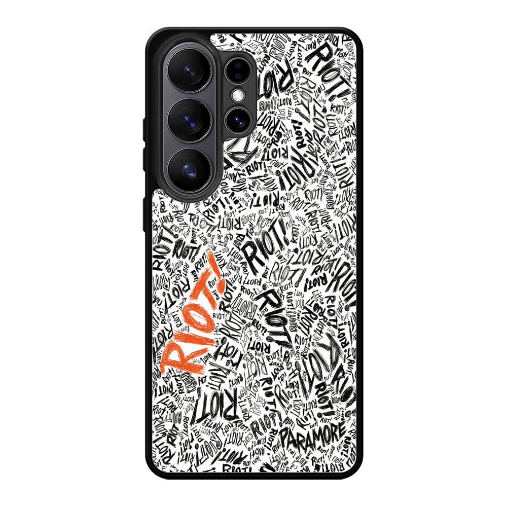 Paramore Riot Quote Black White Samsung Galaxy S26 Ultra Case BC1769
