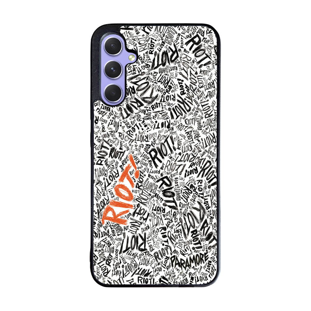 Paramore Riot Quote Black White Case Samsung Galaxy A55 5G BC1769