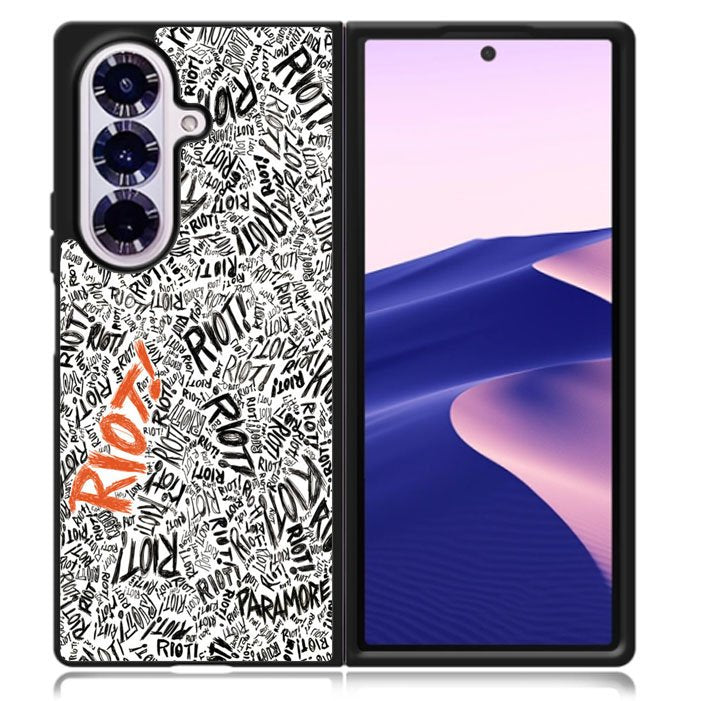 Paramore Riot Quote Black White Samsung Galaxy Z Fold 7 5G Case BC1769